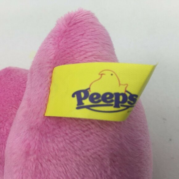 Peeps Pink Plush Stuffed Toy 6" Soft Easter Basic Candy Stuffie - Picture 9 of 11